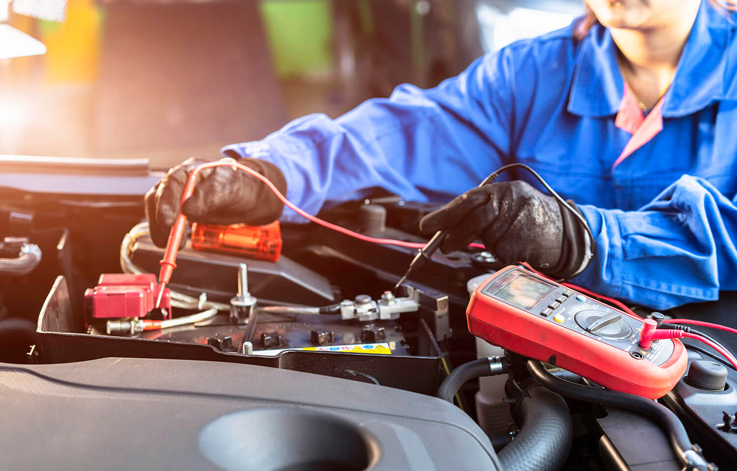 Battery testing and servicing